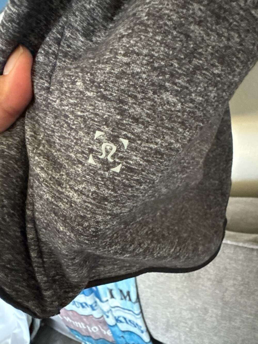 Lululemon Men's Gray Quarter Zip Running Hoodie Performance Pullover M - Picture 3 of 11